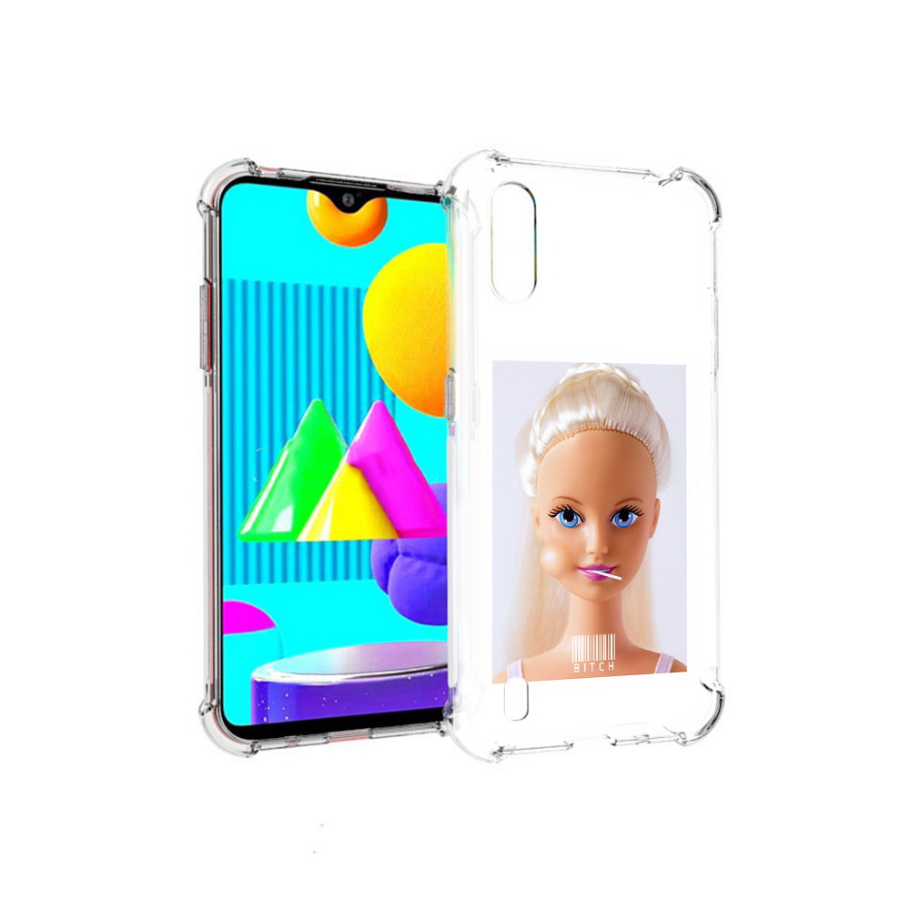 

Чехол MyPads Tocco для Samsung Galaxy M01 барби (PT151401.486.226), Прозрачный, Tocco