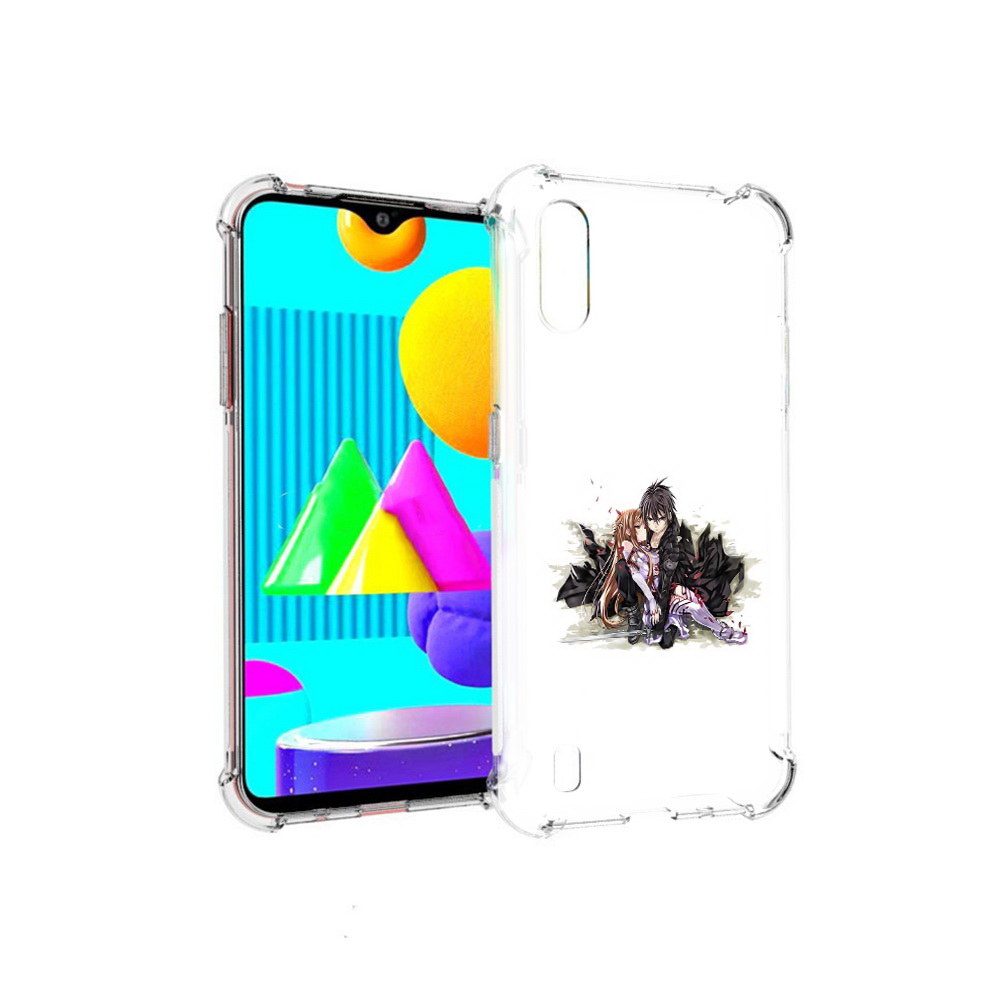 

Чехол MyPads Tocco для Samsung Galaxy M01 аниме асуна (PT151401.486.222), Прозрачный, Tocco