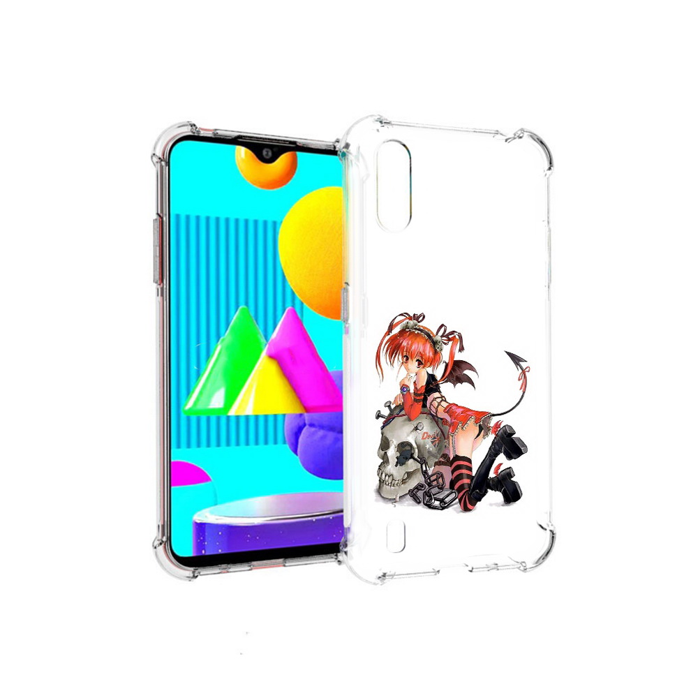 

Чехол MyPads Tocco для Samsung Galaxy M01 аниме (PT151401.486.221), Прозрачный, Tocco