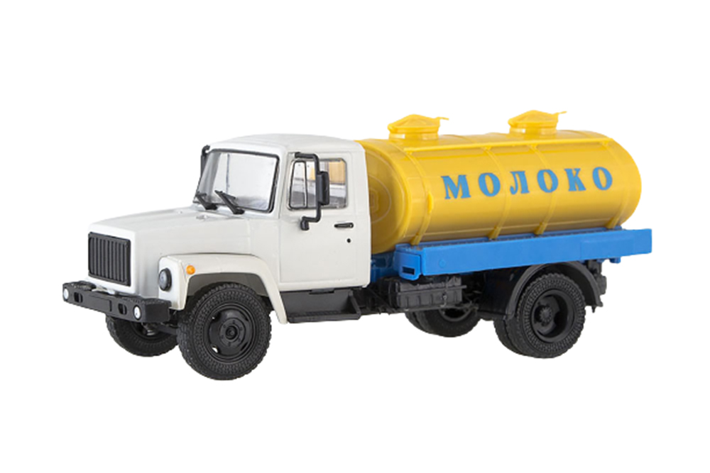 

Модель коллекционная АВТОИСТОРИЯ Горький 3307 Г6-ОТА-42 автоцистерна (наши грузовики #7), Белый;желтый