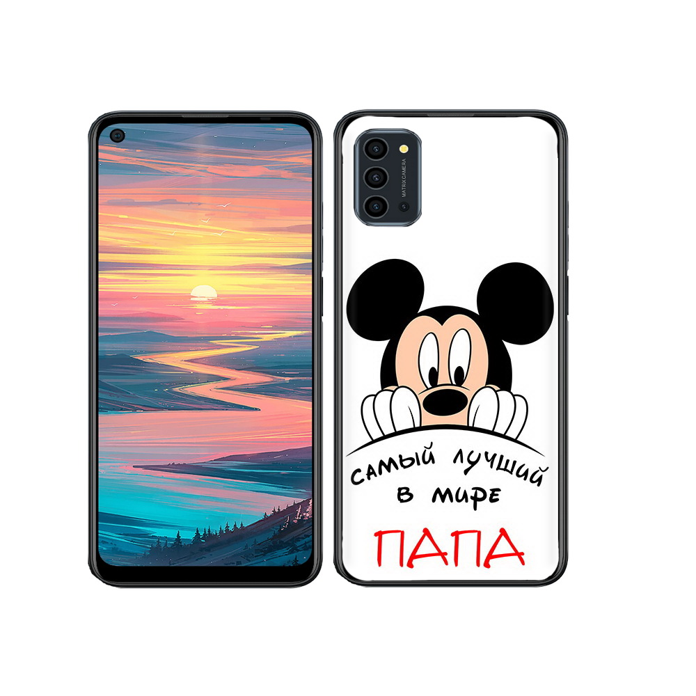 

Чехол MyPads Tocco для Oukitel K9 Pro Самай лучший папа Микки Маус, Прозрачный, Tocco