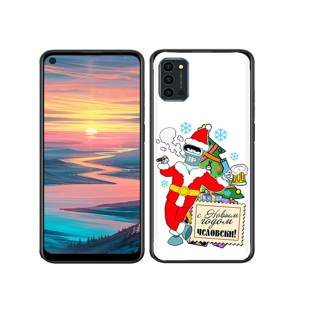 

Чехол MyPads Tocco для Oukitel K9 Pro С новым годом человеки, Прозрачный, Tocco