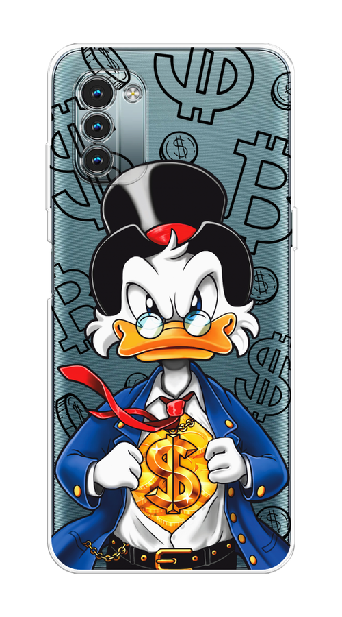 

Чехол на Nokia G11/G21 "Scrooge Goldman", Черный;белый;синий, 125150-1