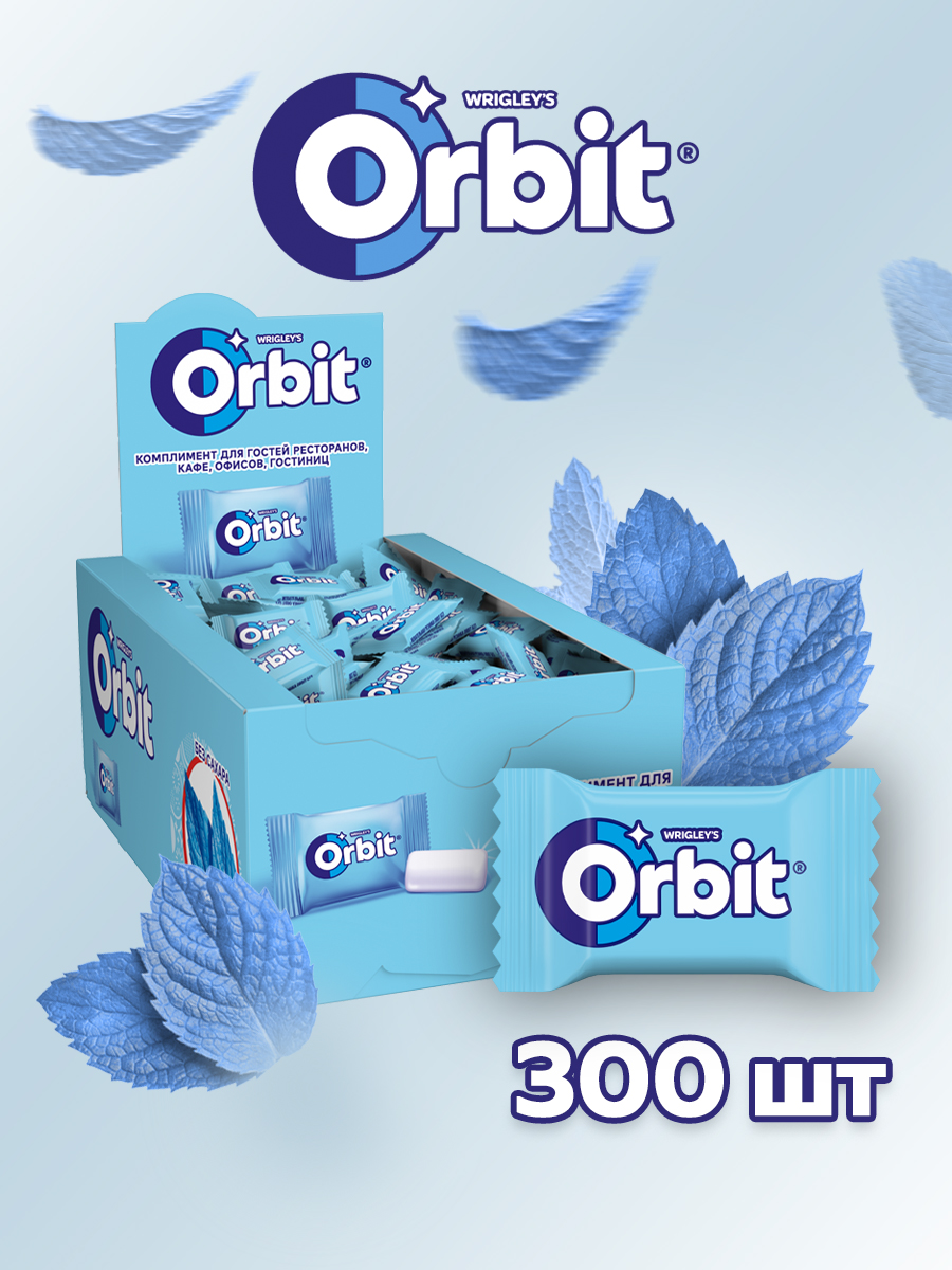 Жевательная резинка Orbit мята 300 шт х 136 г 1030₽