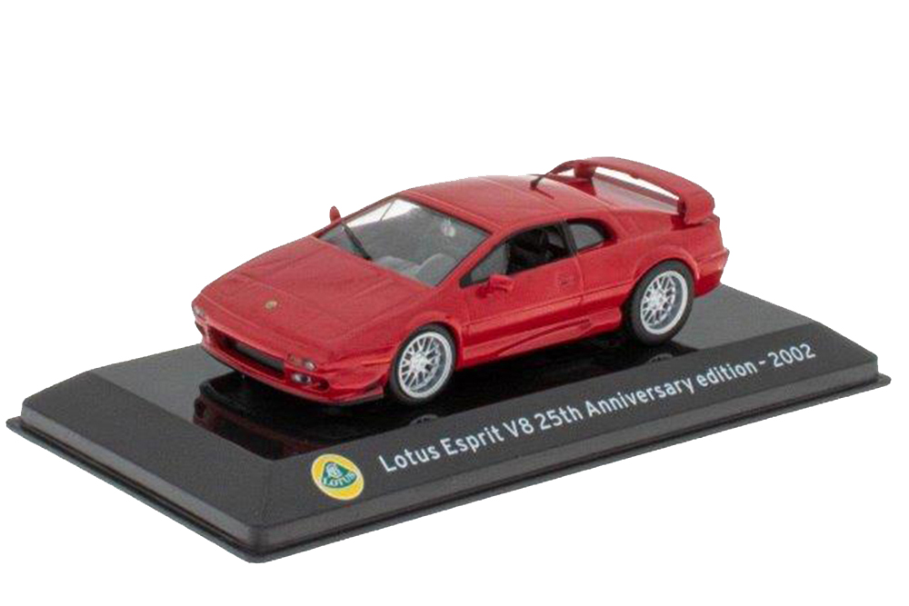 

Модель коллекционная Lotus esprit V8 25TH anniversary edition 2002 red (supercars seria), Красный