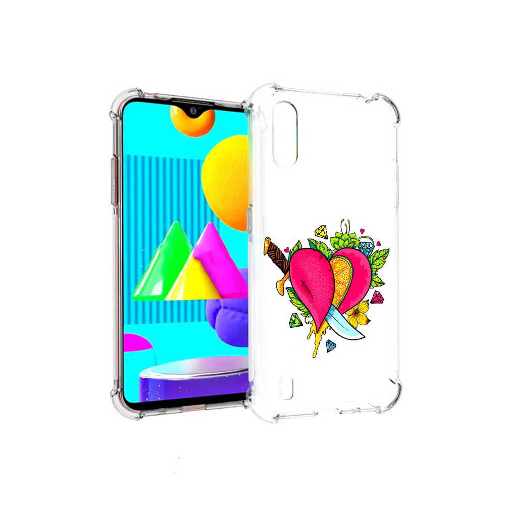 

Чехол MyPads Tocco для Samsung Galaxy M01 Фруктовое сердце (PT151401.486.188), Прозрачный, Tocco