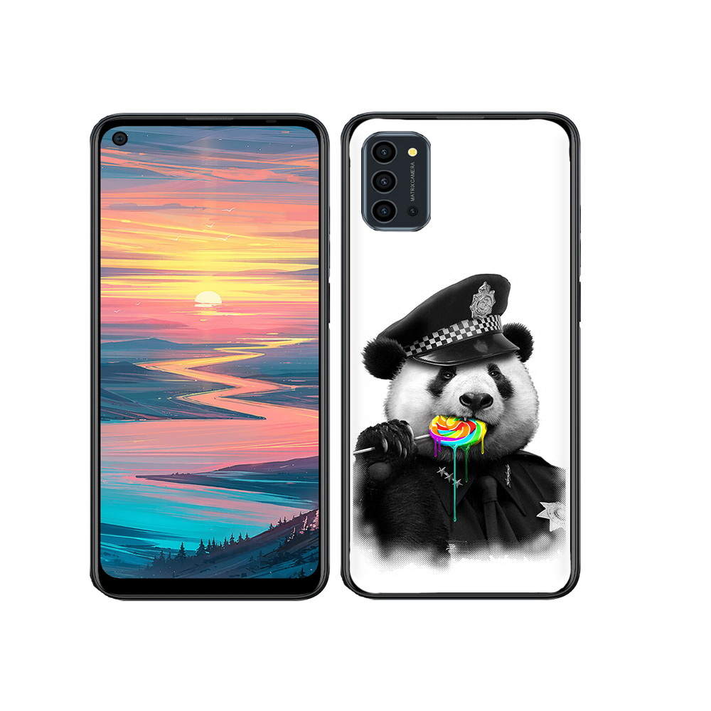 

Чехол MyPads Tocco для Oukitel K9 Pro Панда полиция, Прозрачный, Tocco