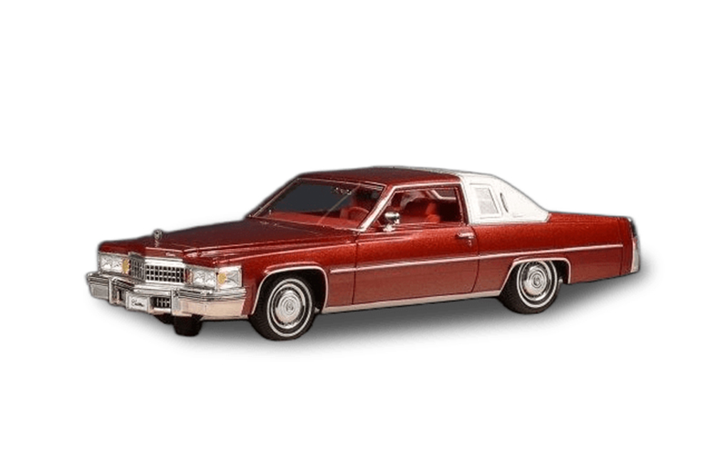 Модель коллекционная STAMP Cadillac coupe deville 1978 carmine red metallic