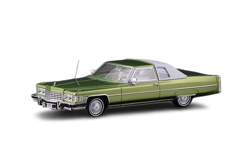 

Модель коллекционная STAMP Cadillac coupe deville 1974 persian lime firemist, Зеленый