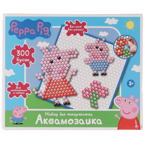 

Аквамозаика Multiart Свинка Пеппа 10 x 10 см