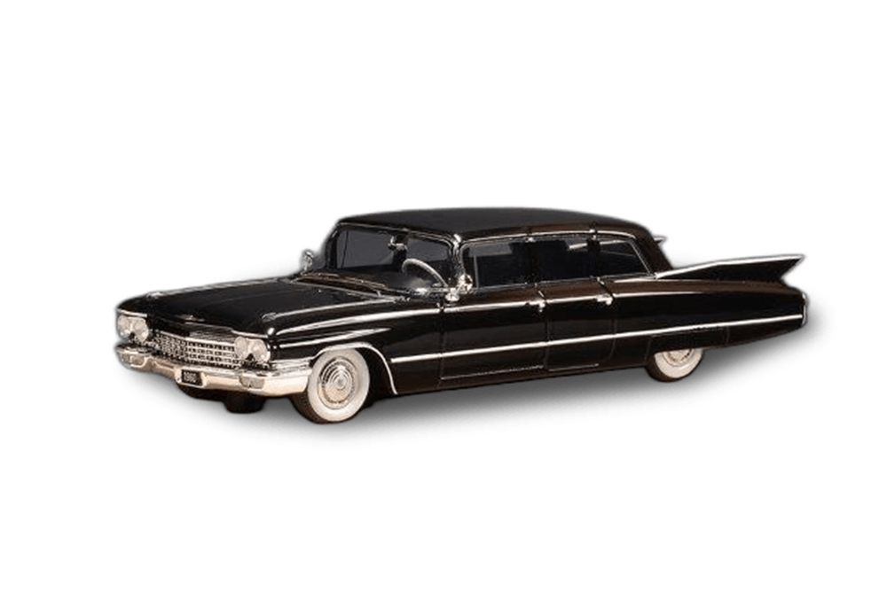 Модель коллекционная STAMP Cadillac fleetwood 75 limousine 1960 black