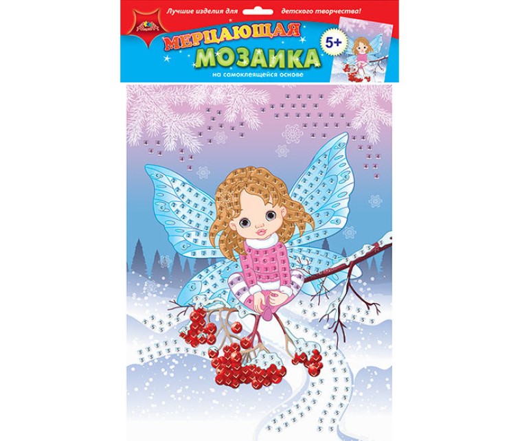 

Самокл. мерцающая мозаика Апплика из мягк. пласт. А3 Рябиновая фея С1573-79