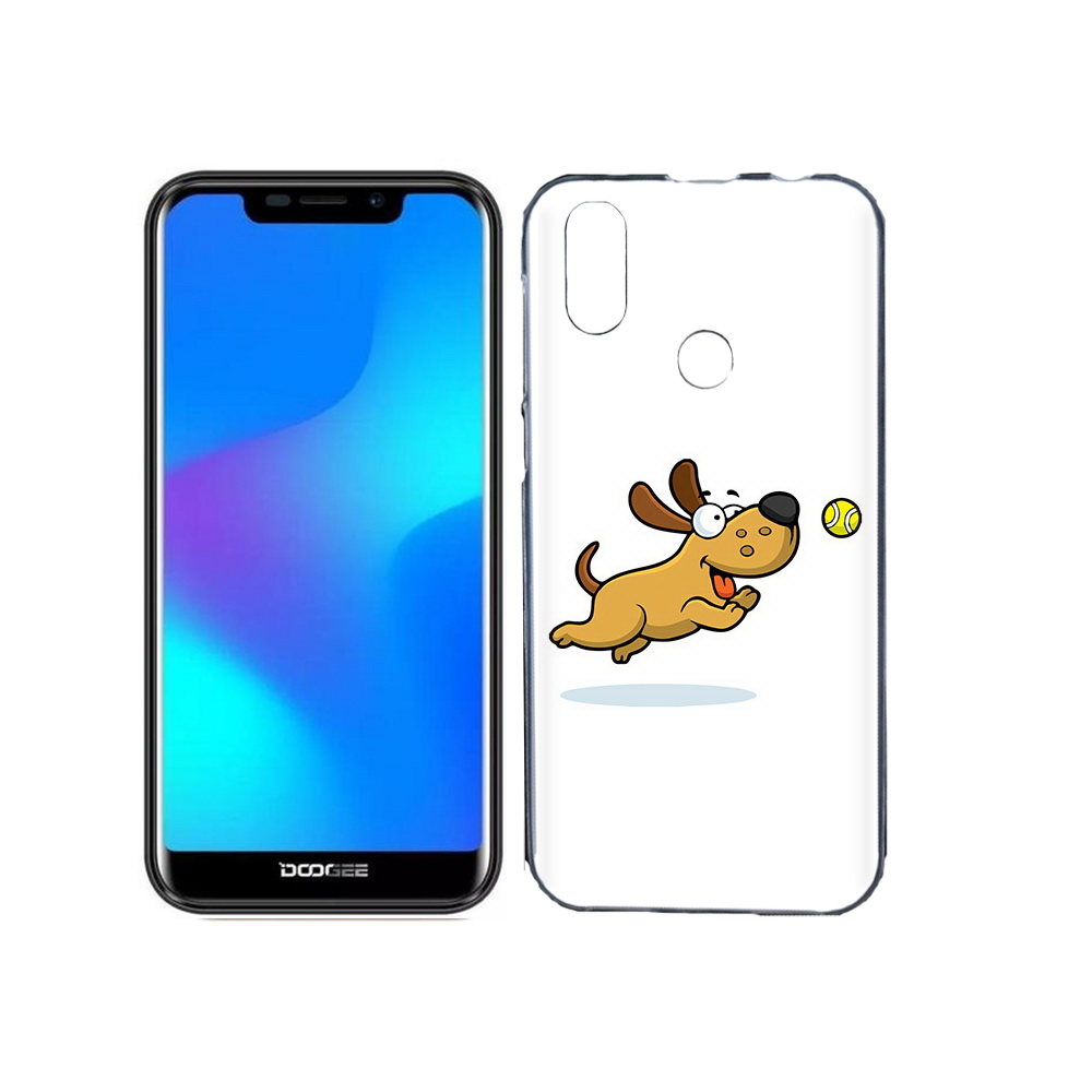 

Чехол MyPads Tocco для Doogee X70 пёсик, Прозрачный, Tocco