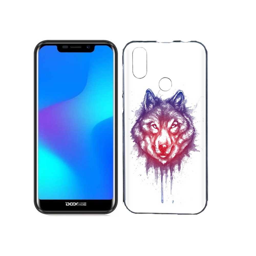 

Чехол MyPads Tocco для Doogee X70 пушистый волк, Прозрачный, Tocco