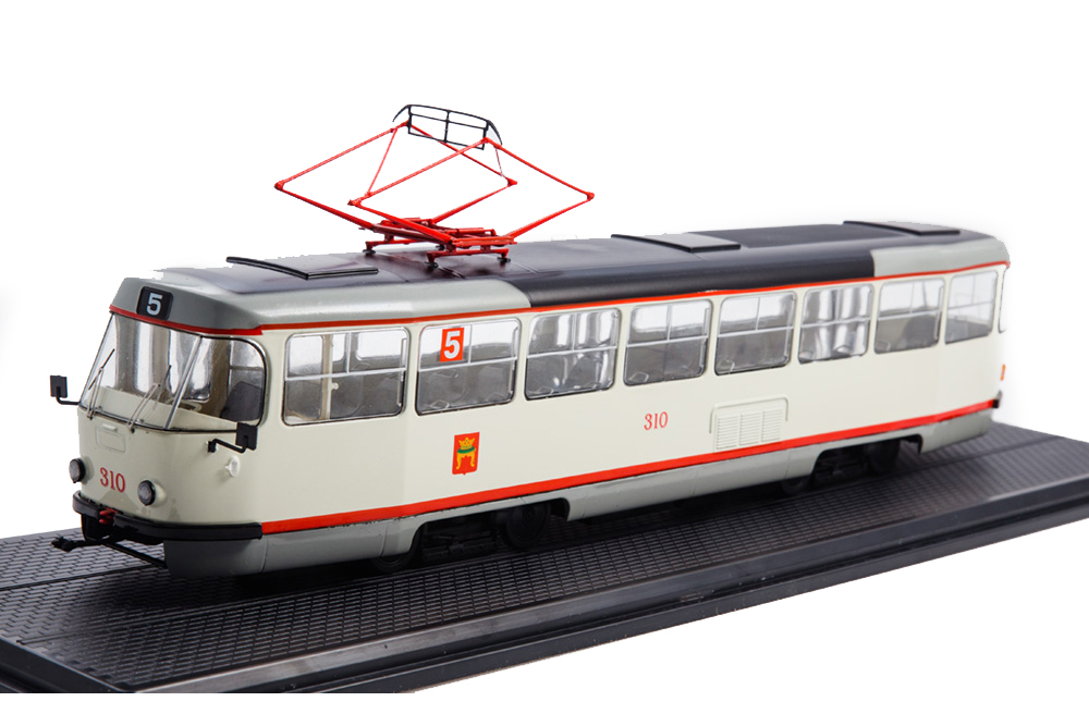 Модель коллекционная SSM Tram TATRA-T3SU / трамвай тверской ТАТРА-Т3 (длина 32 см)