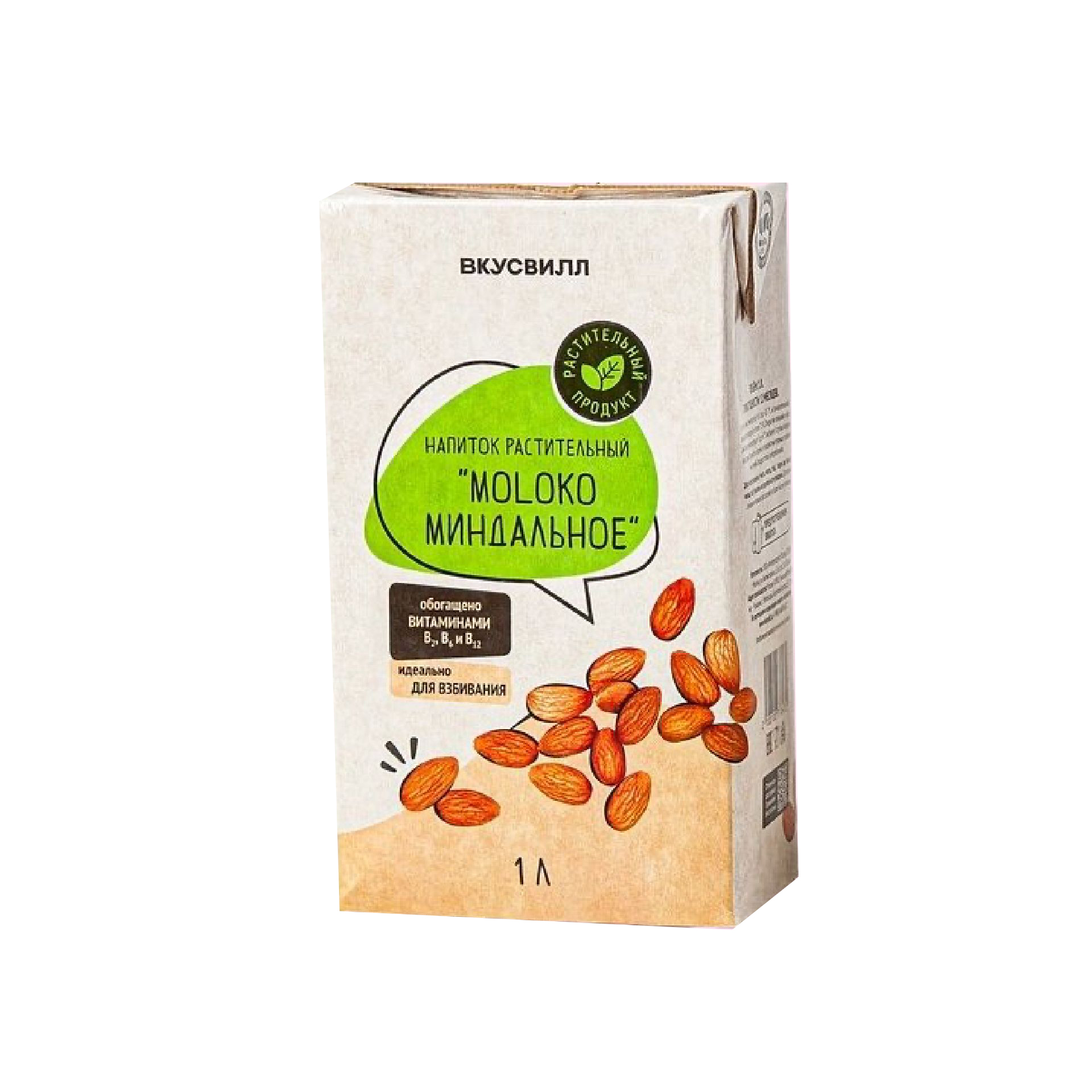 

Растительный напиток ВкусВилл Moloko миндальное 1 л