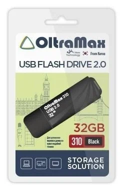 

Флешка Oltramax 32 ГБ черный (OM-32GB-310-Black)