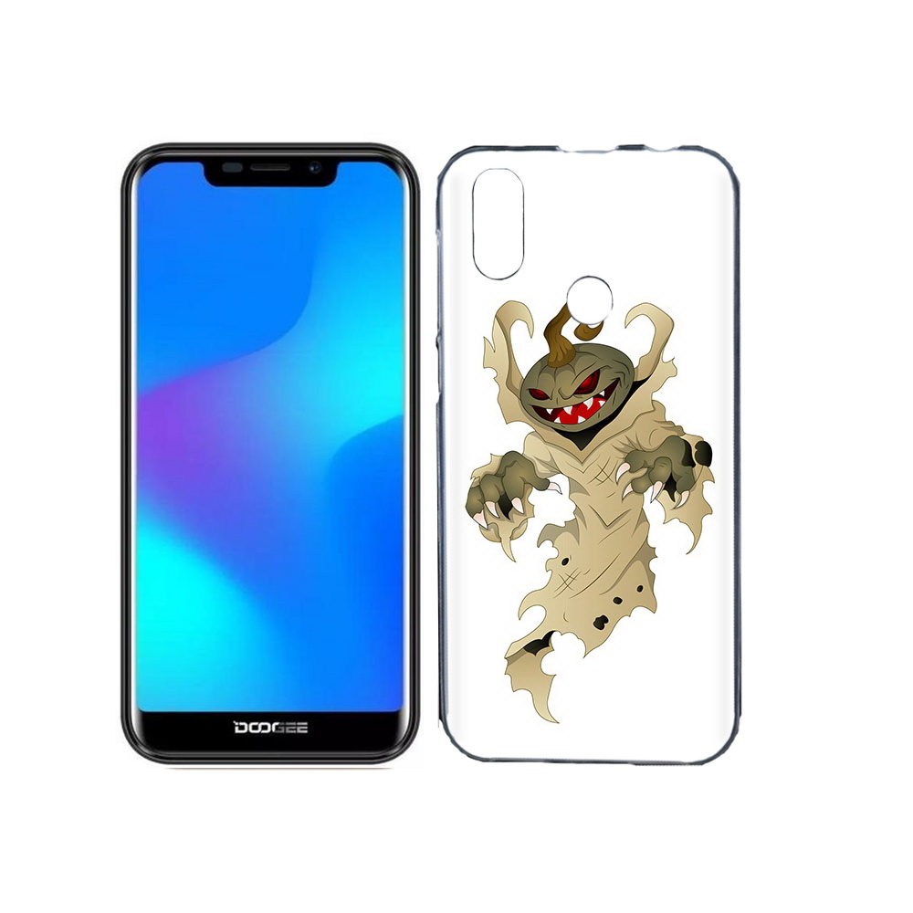 

Чехол MyPads Tocco для Doogee X70 призрак хэллоуина, Прозрачный, Tocco
