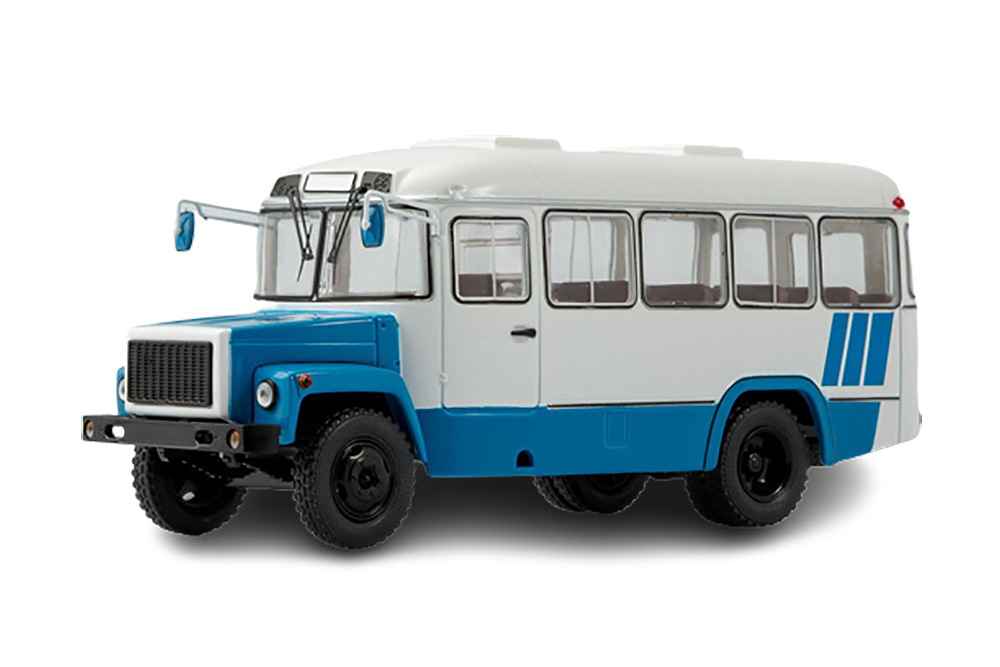 Kurgan bus 3976 (ussr bus) / курганский АВТОБУС-3976 пригородный бело-голубой