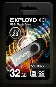 USB флэш-накопитель EXPLOYD 32GB-530 черный