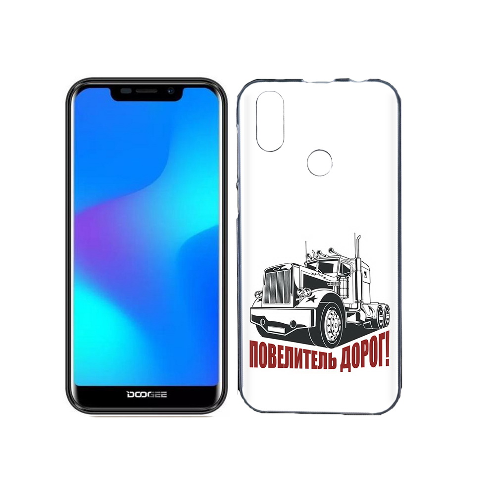 

Чехол MyPads Tocco для Doogee X70 повелитель дорог, Прозрачный, Tocco