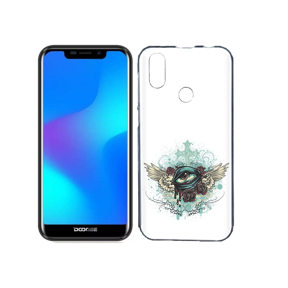 

Чехол MyPads Tocco для Doogee X70 плачущий глаз с крыльями, Прозрачный, Tocco