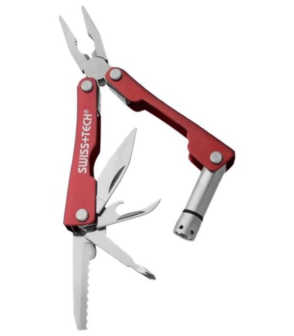

Мультиинструмент Mini Multi Tool 8-In-1 Swiss Tech St35000 SWISS%2BTECH арт. ST35000, Красный