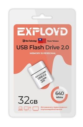 USB флэш-накопитель EXPLOYD EX-32GB-640-White