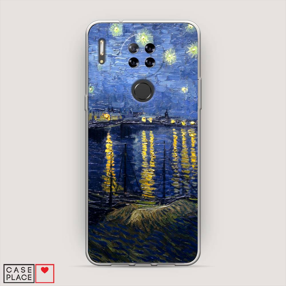 

Чехол на Blackview A80 "Звездная ночь над Роной", Синий;желтый, 280150-4