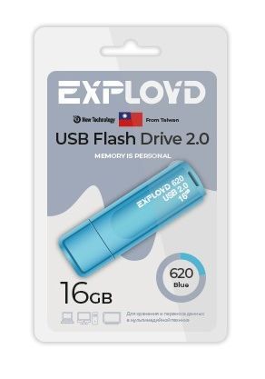 USB флэш-накопитель EXPLOYD EX-16GB-620-Blue