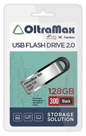 Флешка Oltramax 128 ГБ черный (OM-128GB-300-Black)