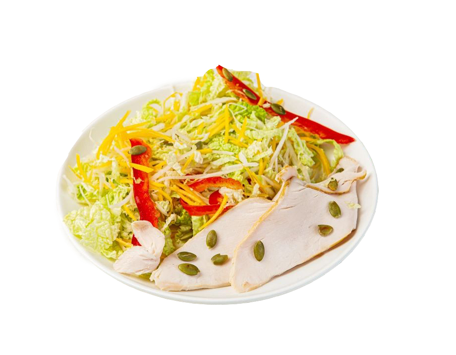 

Салат ВкусВилл тыквенный с индейкой 220 г
