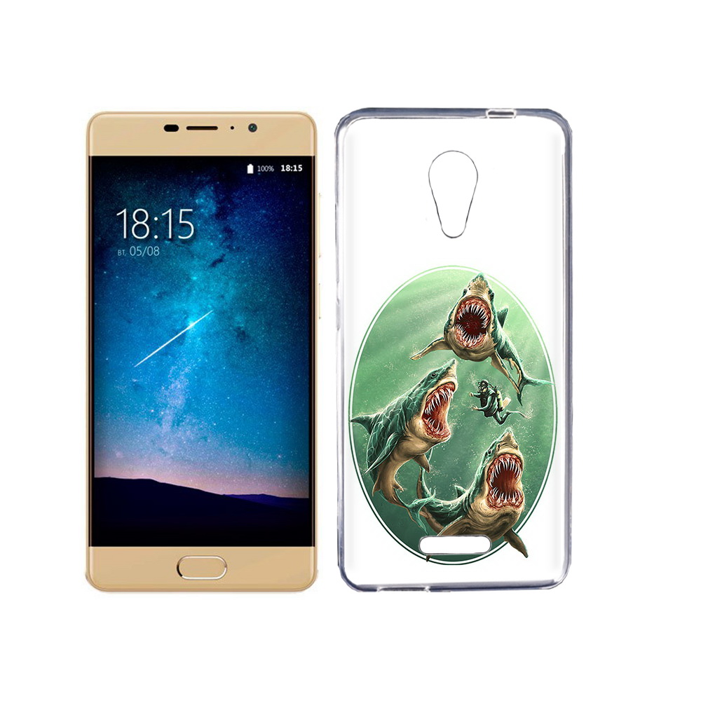 

Чехол MyPads Tocco для BQ 5201 Space синяя бездна, Прозрачный, Tocco