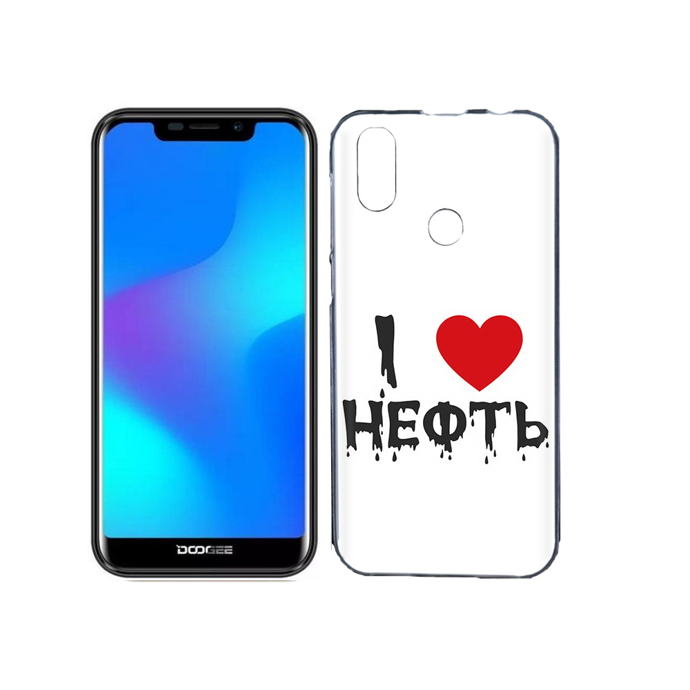 

Чехол MyPads Tocco для Doogee X70 нефть, Прозрачный, Tocco