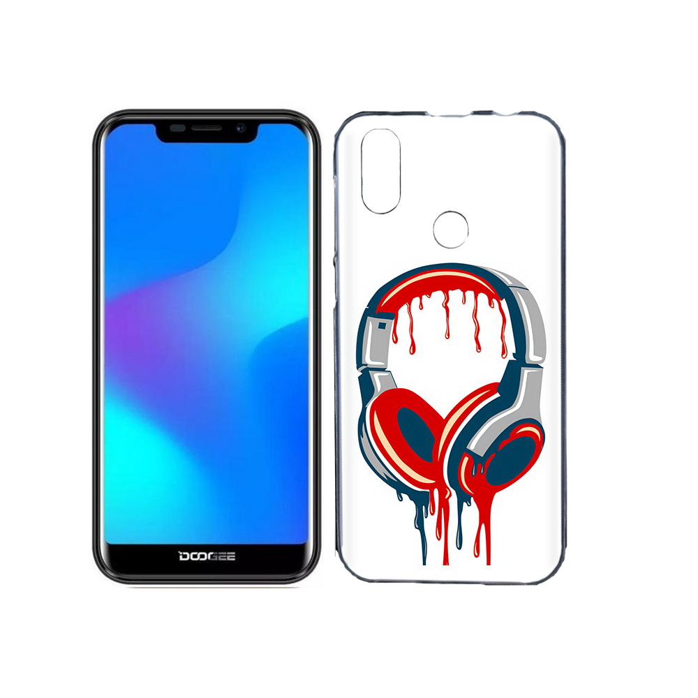 

Чехол MyPads Tocco для Doogee X70 не делай громко, Прозрачный, Tocco