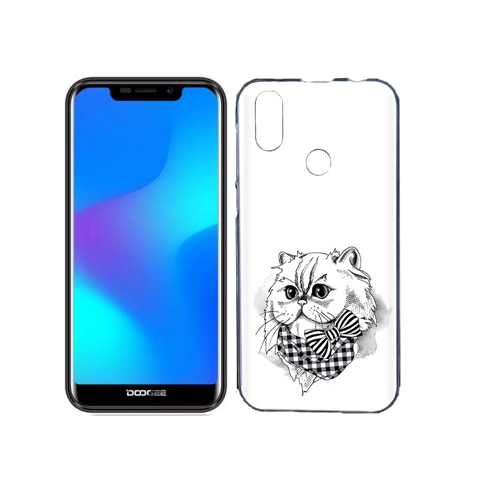 

Чехол MyPads Tocco для Doogee X70 нарисованная красивая кошечка, Прозрачный, Tocco