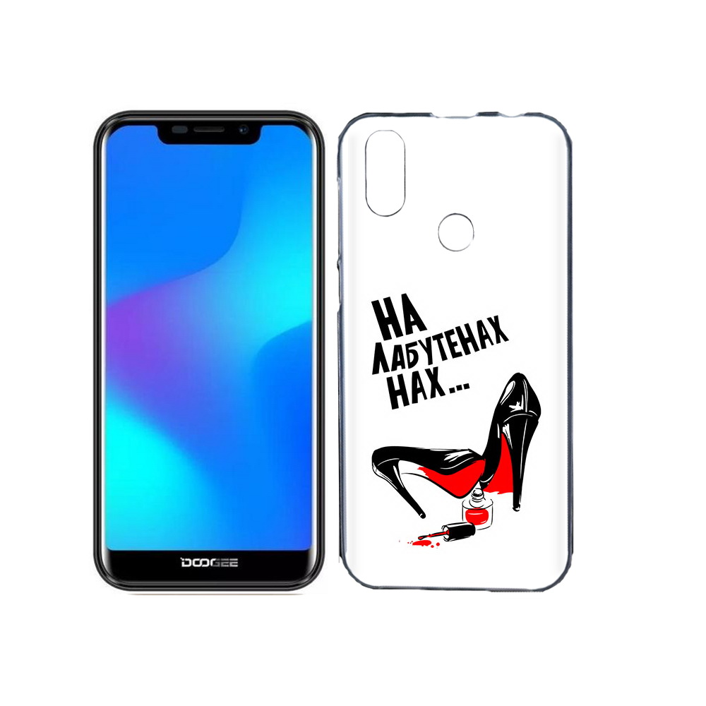 

Чехол MyPads Tocco для Doogee X70 на лабутенах, Прозрачный, Tocco