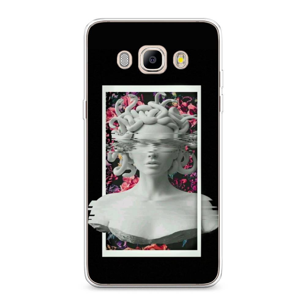 

Чехол на Samsung Galaxy J5 2016 "Web Punk Медуза Горгона", Черный;серый, 22750-6