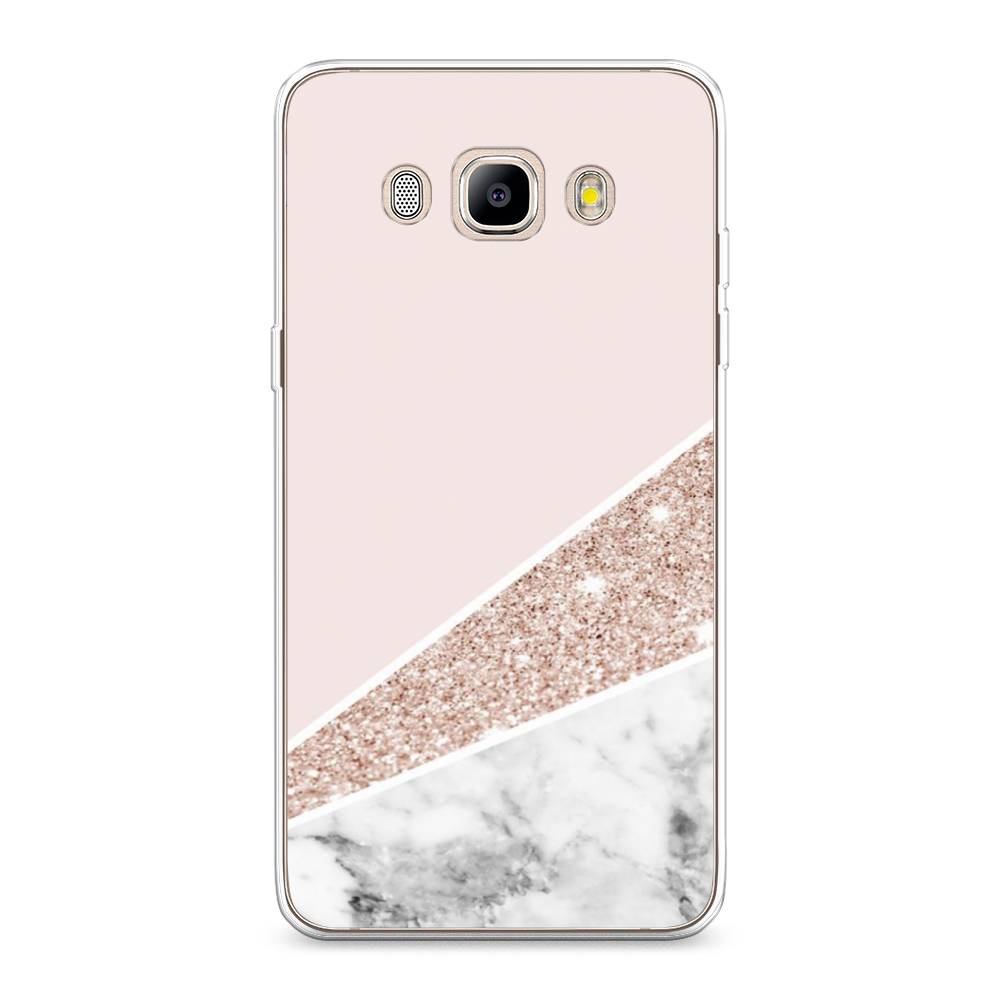 

Чехол на Samsung Galaxy J5 2016 "Блестящий розовый мрамор", 22750-3