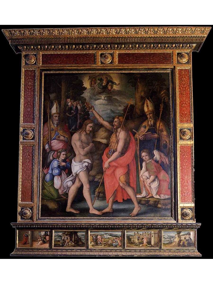 

Постер DRABS A3 Баккьякка Baptism of Christ with Saints
