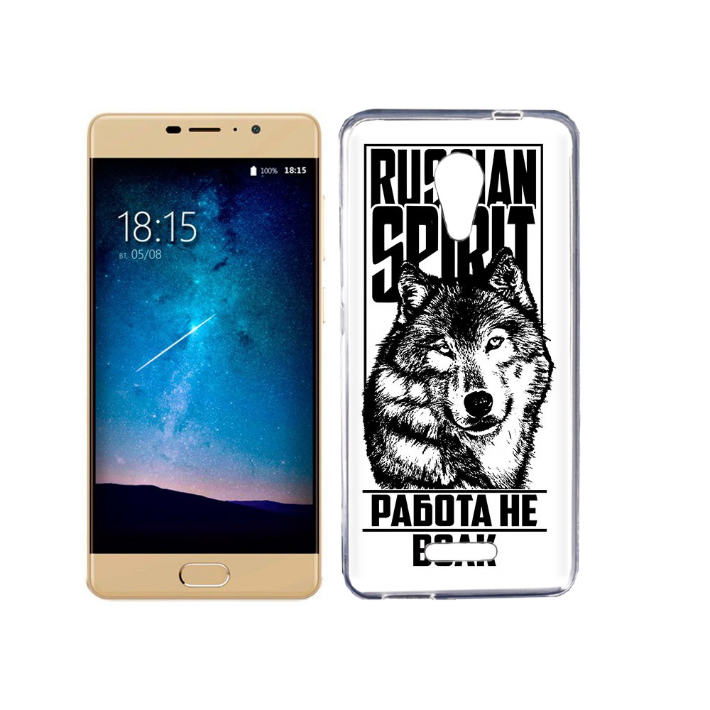 

Чехол MyPads Tocco для BQ 5201 Space работа не волк, Прозрачный, Tocco
