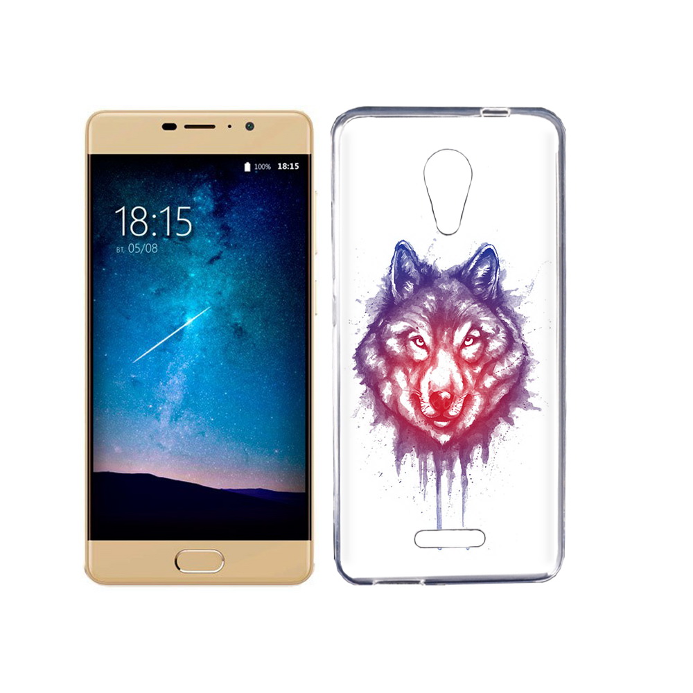 

Чехол MyPads Tocco для BQ 5201 Space пушистый волк, Прозрачный, Tocco