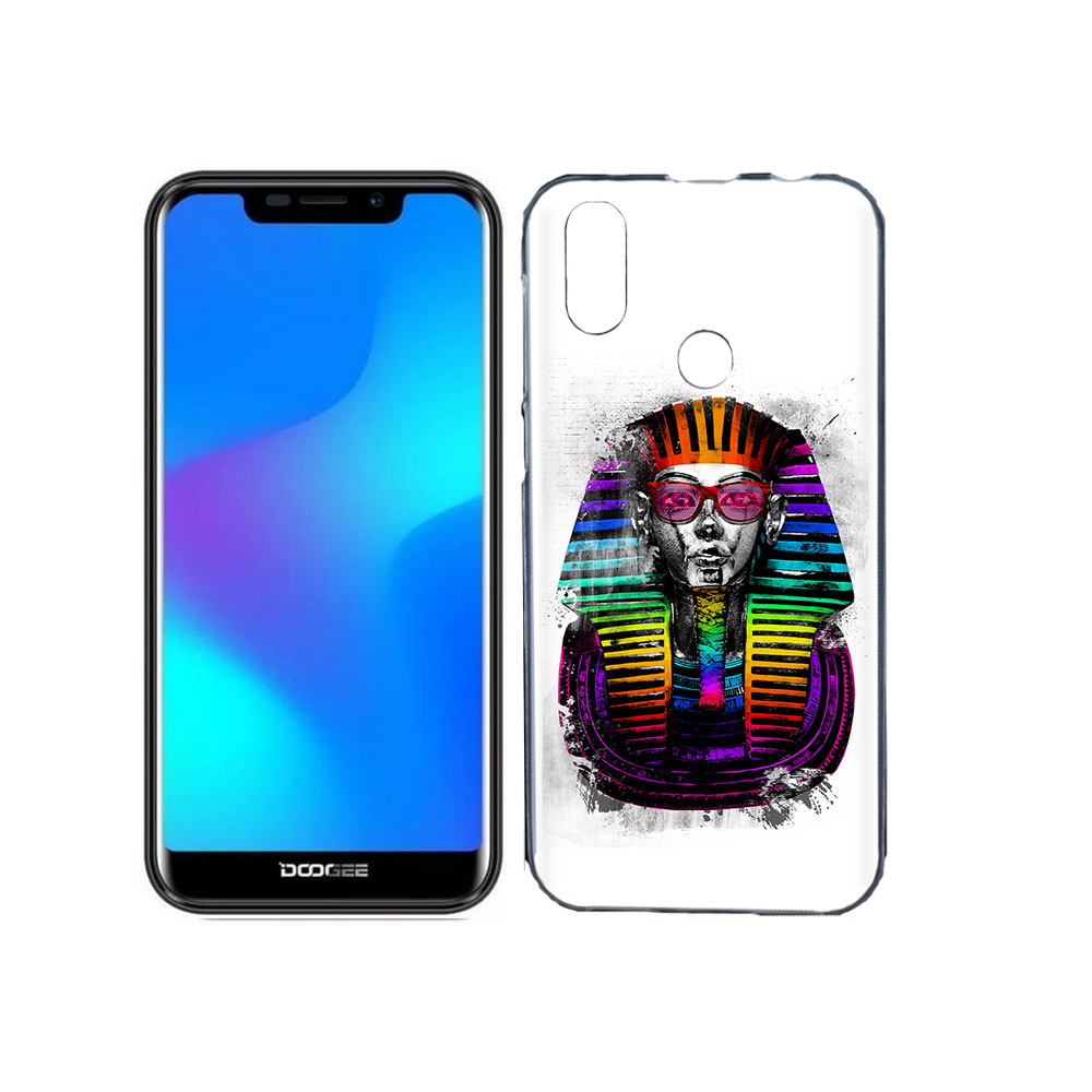 

Чехол MyPads Tocco для Doogee X70 модная богиня, Прозрачный, Tocco