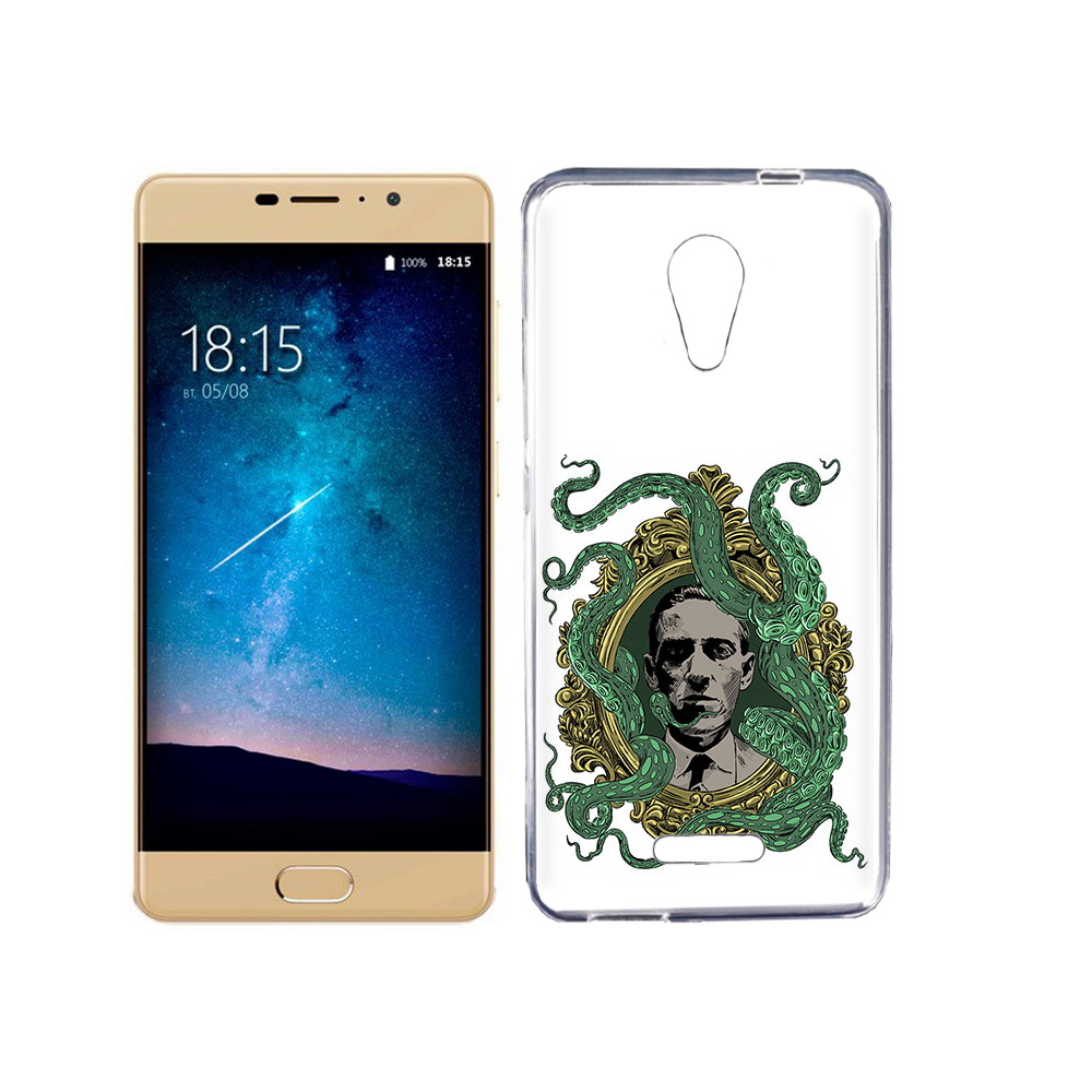 

Чехол MyPads Tocco для BQ 5201 Space портрет с кракеном, Прозрачный, Tocco