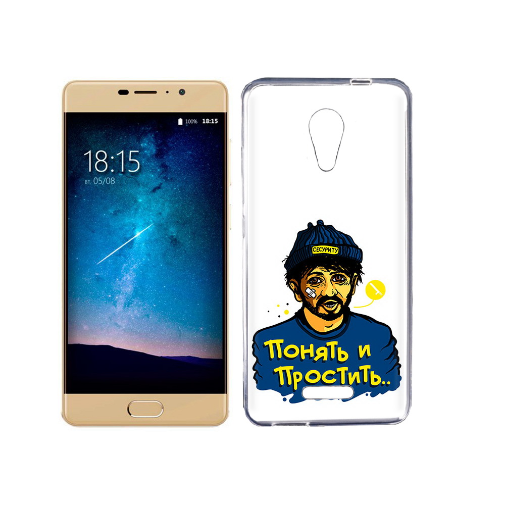 

Чехол MyPads Tocco для BQ 5201 Space понять и простить, Прозрачный, Tocco