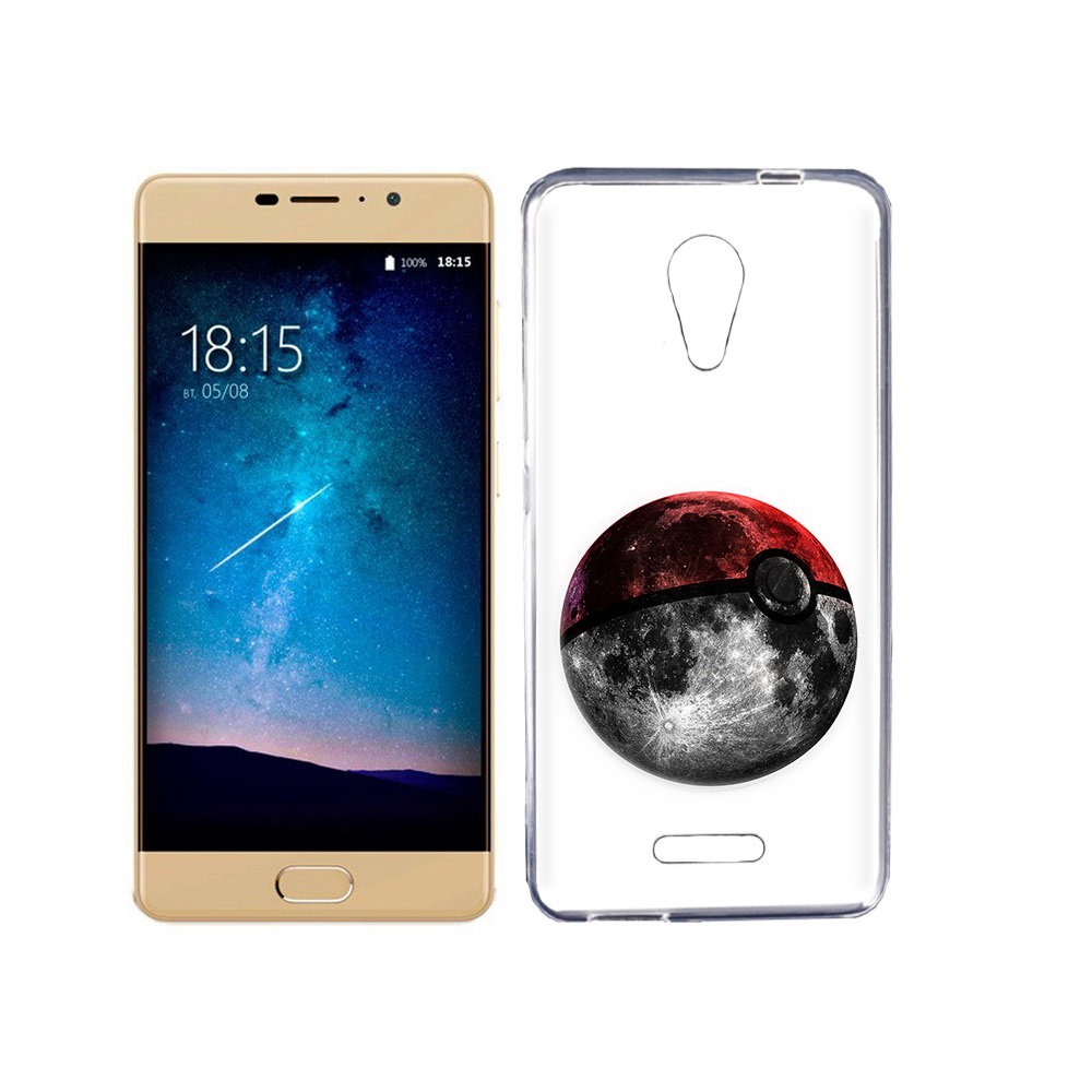 

Чехол MyPads Tocco для BQ 5201 Space планета покебол, Прозрачный, Tocco