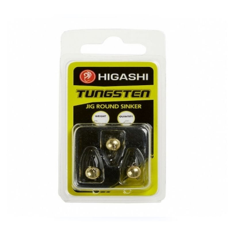 

Грузила Higashi Jig Tungsten Sinker R Gold 3гр (set-3pcs), Золотистый, Jig Tungsten Sinker R Gold