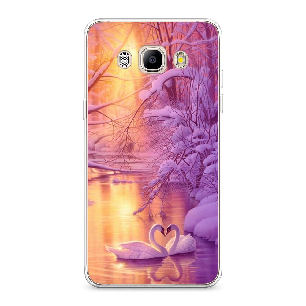

Чехол на Samsung Galaxy J5 2016 "Зима 1", Фиолетовый;желтый, 22750-2