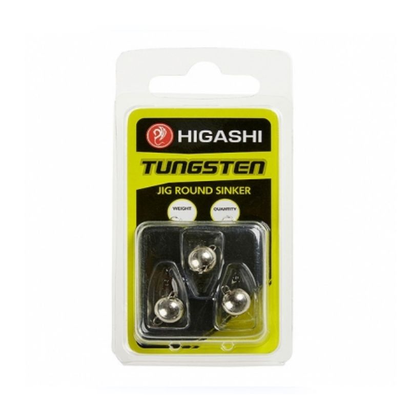 Грузила Higashi Jig Tungsten Sinker R Chrome 8гр set-2pcs 581₽