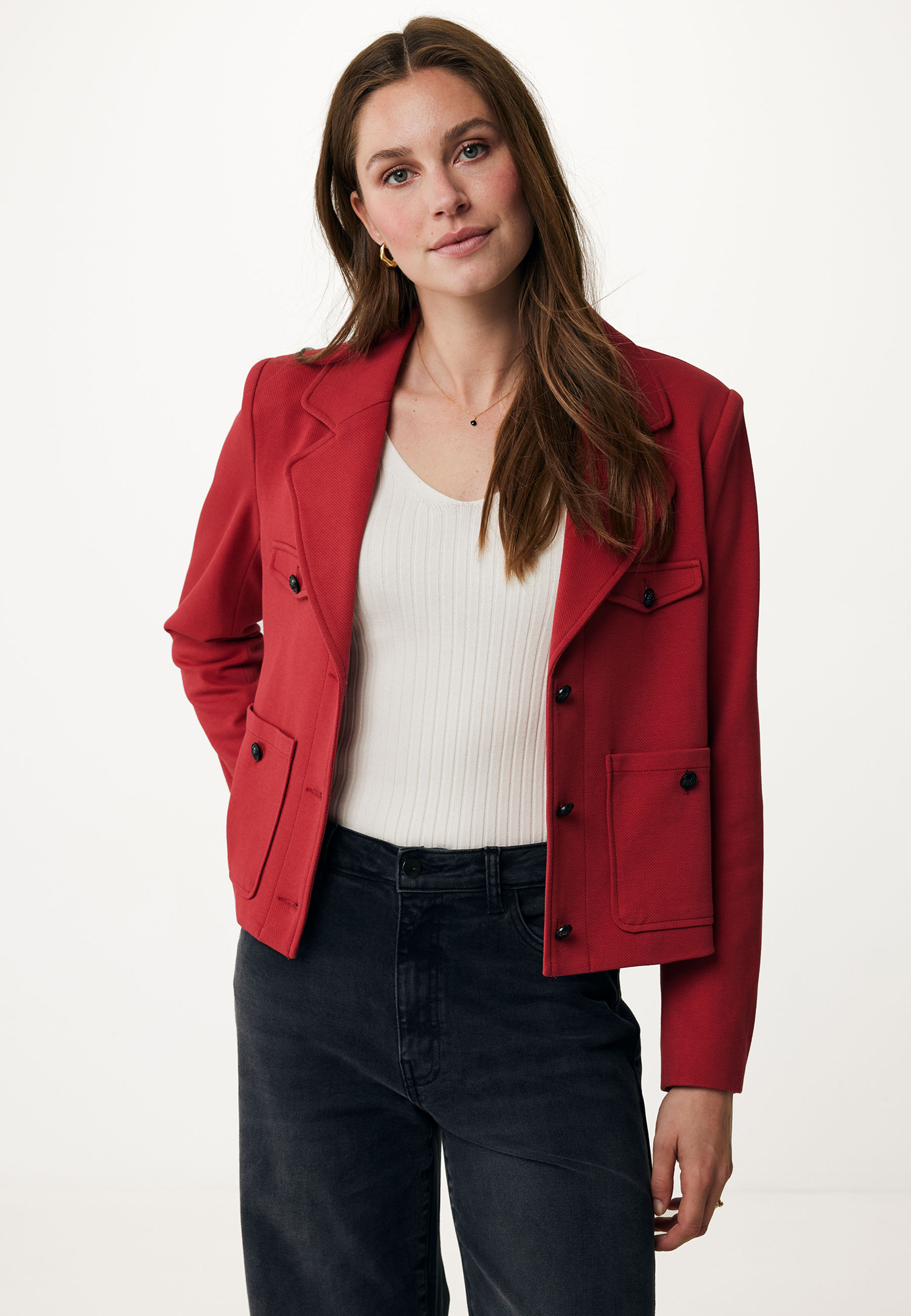 

Жакет женский MEXX MF006400643W красный 44 EU, MF006400643W
